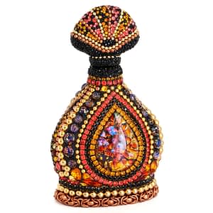 mosaic perfume bottle fan art deco verdonna westcott